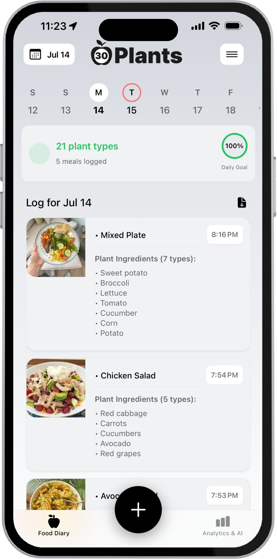 30 Plants App Screenshot